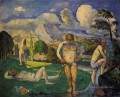 Baigneurs au repos 1877 Paul Cézanne Nu impressionniste